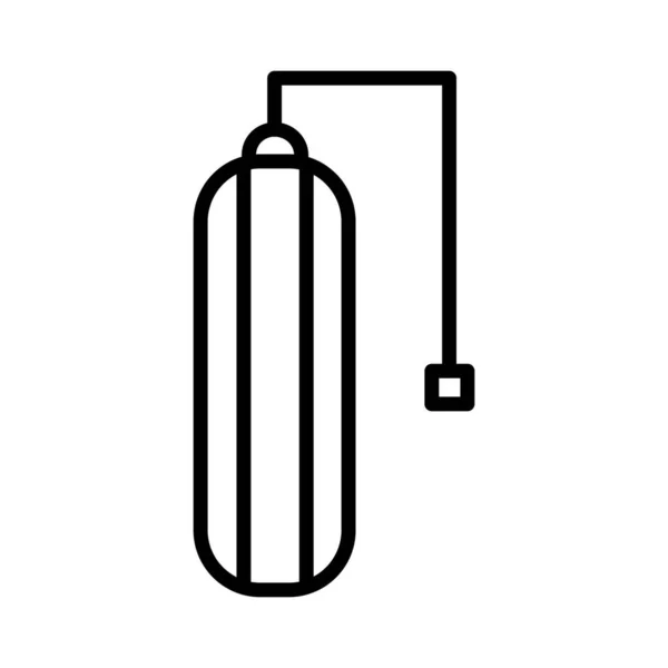 Punching Bag Vector Icon Design — Stock Vector