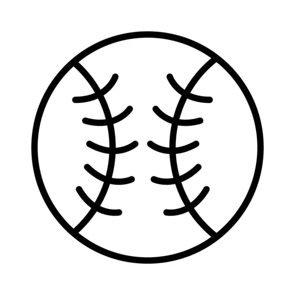 Base Ball Vektor Ikon Design — Stock vektor