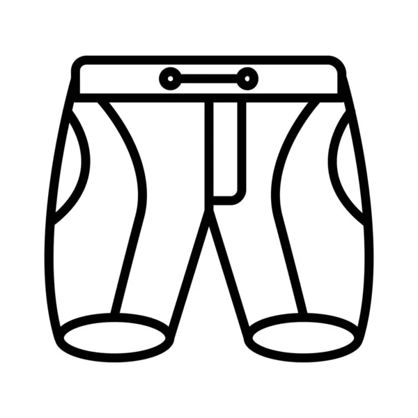 Shorts Vector Icon Design — Vetor de Stock