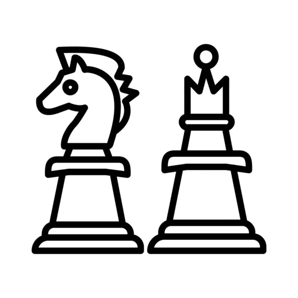 Chess Vector Icon Design — Vector de stock
