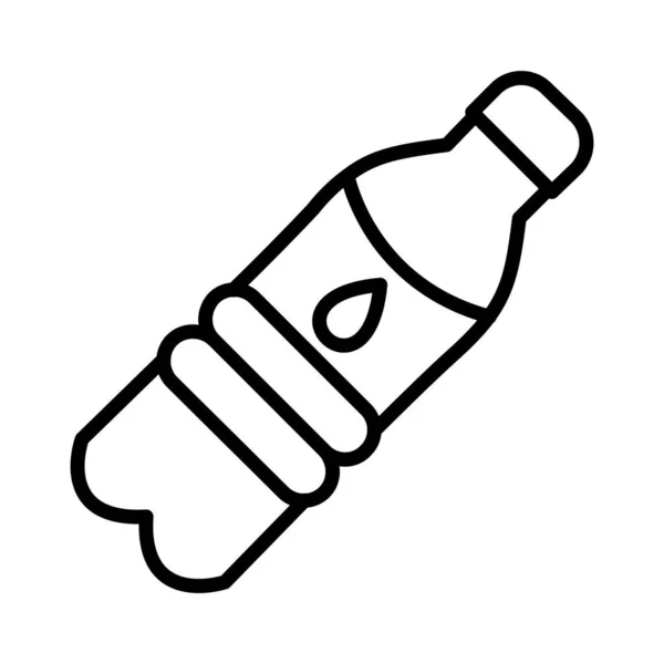 Watter Bottle Vector Icon Design — Stock Vector