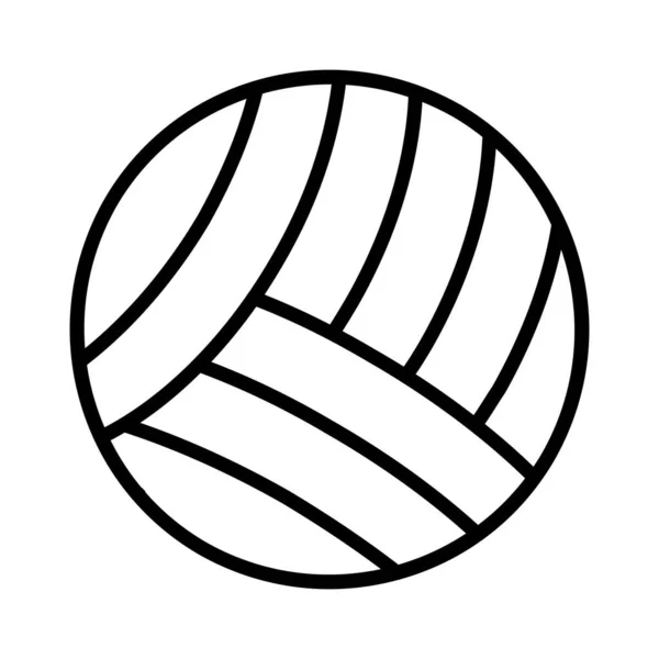 Diseño Vector Voleibol Icono — Archivo Imágenes Vectoriales