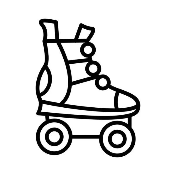 Roller Skate Vector Icon Design — Stock Vector