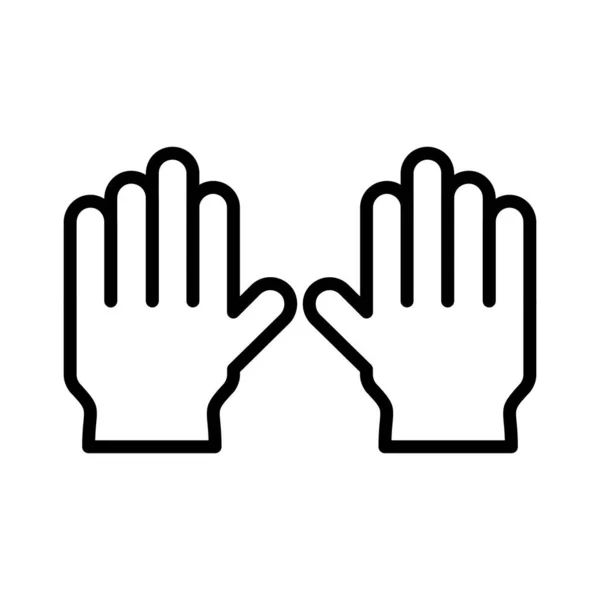 Handschuhe Vector Icon Design — Stockvektor