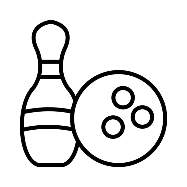 Bowling Vector Icon Design — Stock Vector