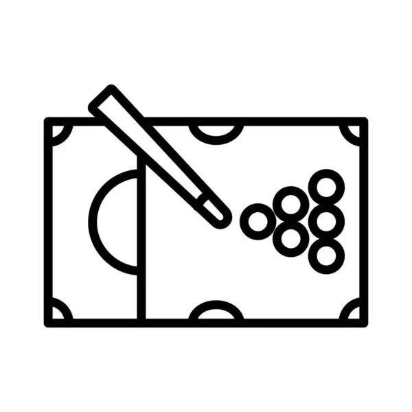Snooker Vector Icon Design — 스톡 벡터