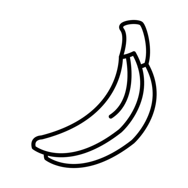 Design Ícone Vetor Banana — Vetor de Stock