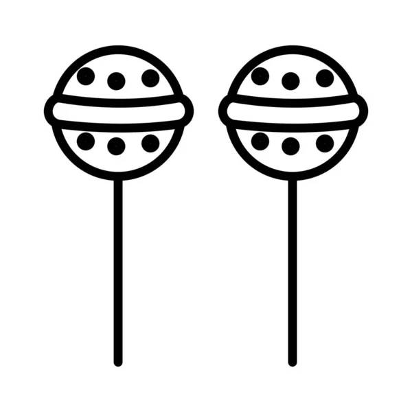 Lollipop Vector Icon Design — Vettoriale Stock