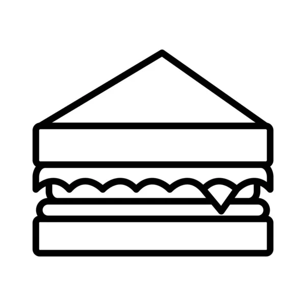 Sandwich Vector Icon Design — Stock Vector