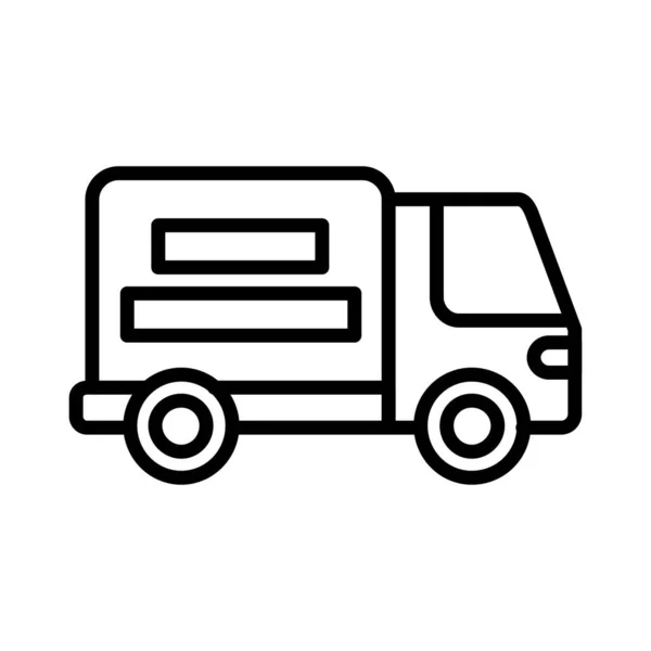 Вантажівка Векторна Піктограма Дизайн — стоковий вектор