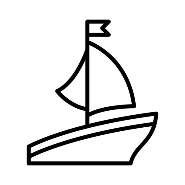 Ship Vector Icon Design — Stock Vector
