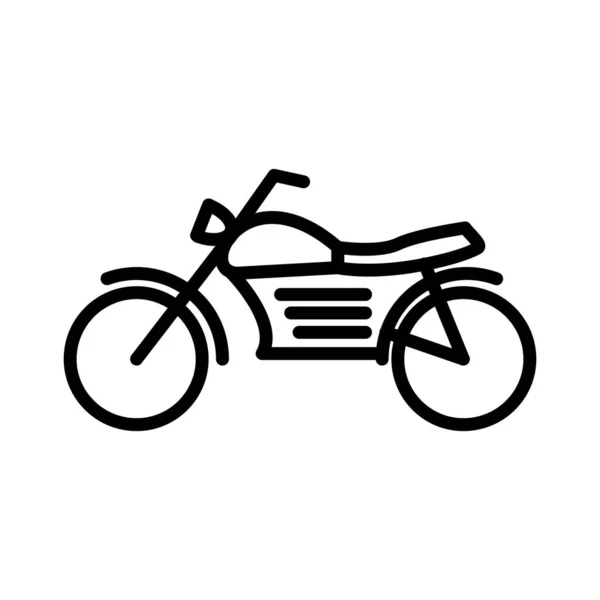 Projekt Ikony Wektora Motocykla — Wektor stockowy