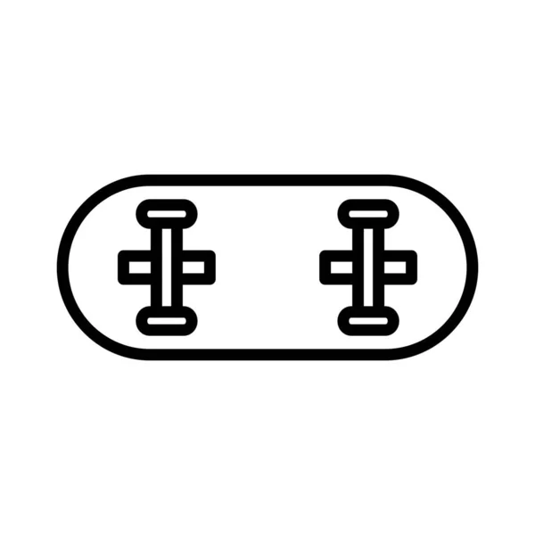 Skateboard Vector Icon Design — Stock Vector