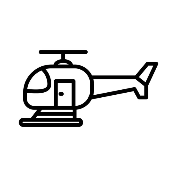 Helecopter Vector Icon Design — Stockvektor
