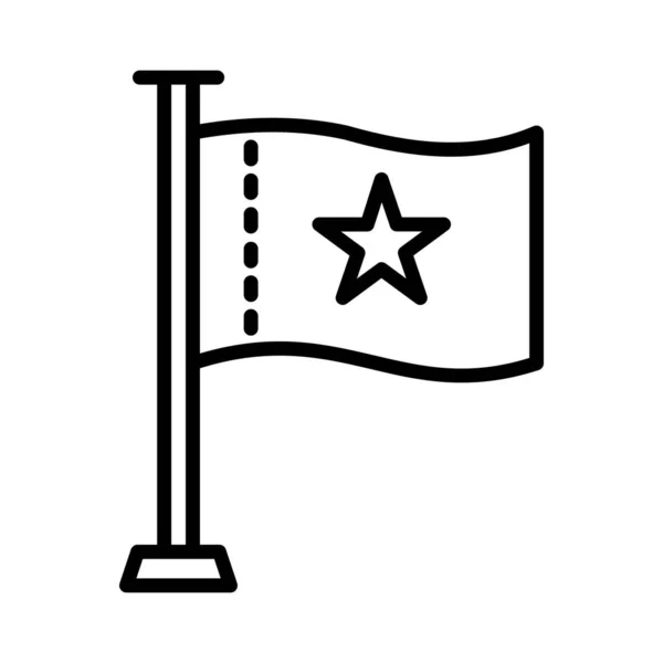 Design Ícone Vetor Bandeira — Vetor de Stock