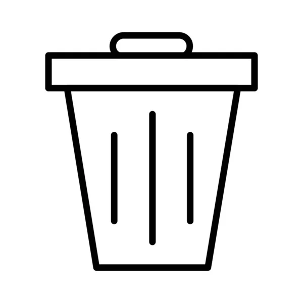 Garbage Vector Icon Design — Image vectorielle