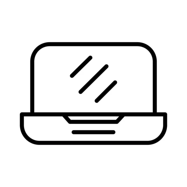Laptop Vektorové Ikony Designu — Stockový vektor