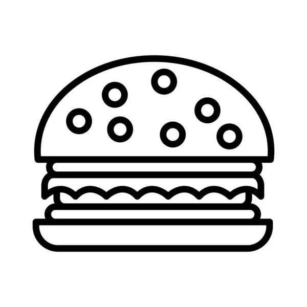 Burger Vector Icon Design — Stock Vector