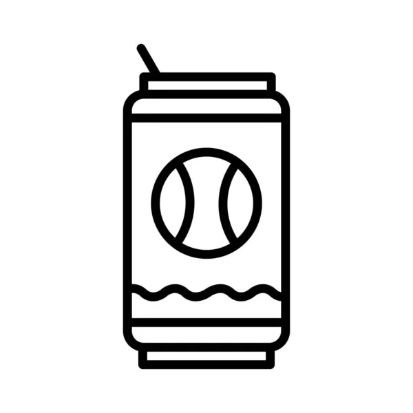 ソーダ缶ベクトルアイコンデザイン — ストックベクタ