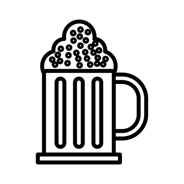 Beer Mug Vector Icon Design — ストックベクタ