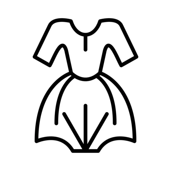 Projekt Ikony Wektora Sukienki — Wektor stockowy