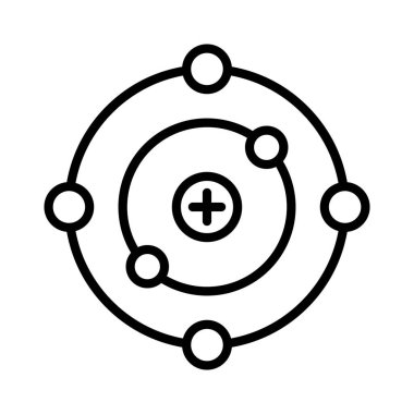 Elektron Vektörü Simgesi Tasarımı