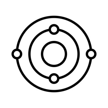 Solar system Vector Icon Design