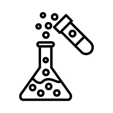 Deney Vektörü Simgesi Tasarımı