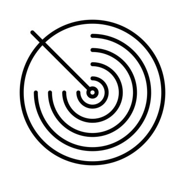Radar Vector Icon Design