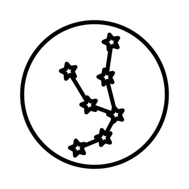 Takımyıldız Vektör Simgesi Tasarımı