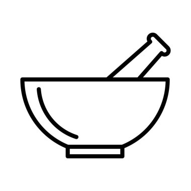 Havan Vektörü Simgesi Tasarımı