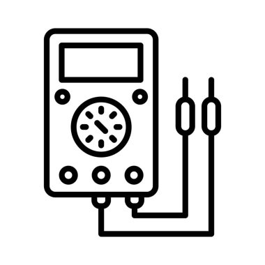 Voltmeter Vector Icon Design