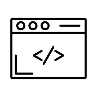 Coding Vector Icon Design