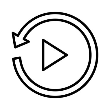 Vektör Simgesi Tasarımı Yeniden Oynat