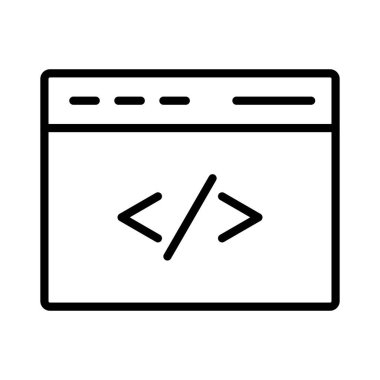 Coding Vector Icon Design