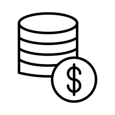 Coin Vector Icon Design