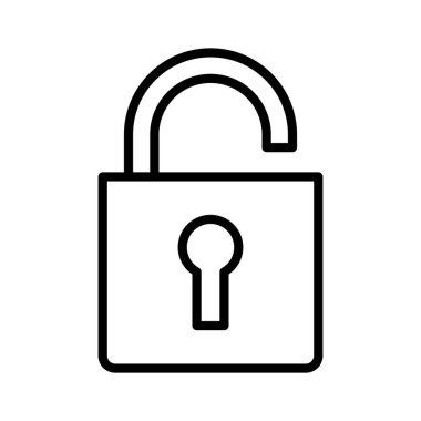 Vektör simgesi tasarım kilidini