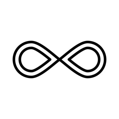 Sonsuz Vektör Simgesi Tasarımı