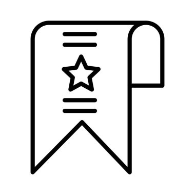 Bookmark Vector Icon Design