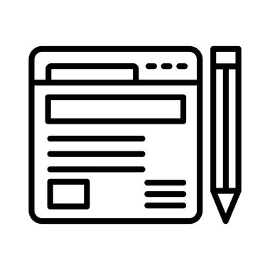 Günlük Vektörü Simgesi Tasarımı