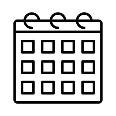 Takvim vektör simgesi tasarım