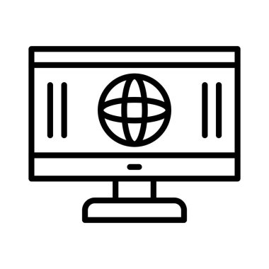 Tarama Vektörü Simgesi Tasarımı