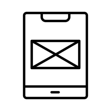 Mobil Uygulama Vektörü Simgesi Tasarımı