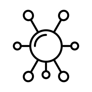 Mind Map Vector Icon Design