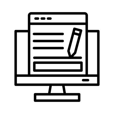 Günlük Vektörü Simgesi Tasarımı