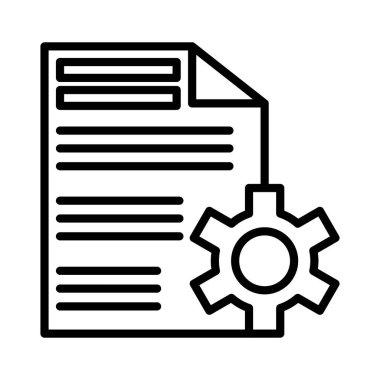 Content Management Vector Icon Design