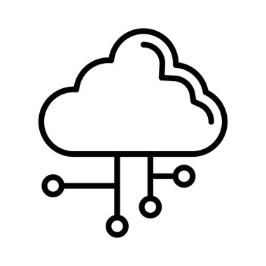 Cloud Computing Vector Icon Design