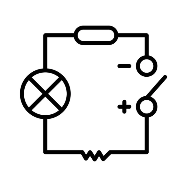 Circuit Vector Icon Design — Vetor de Stock