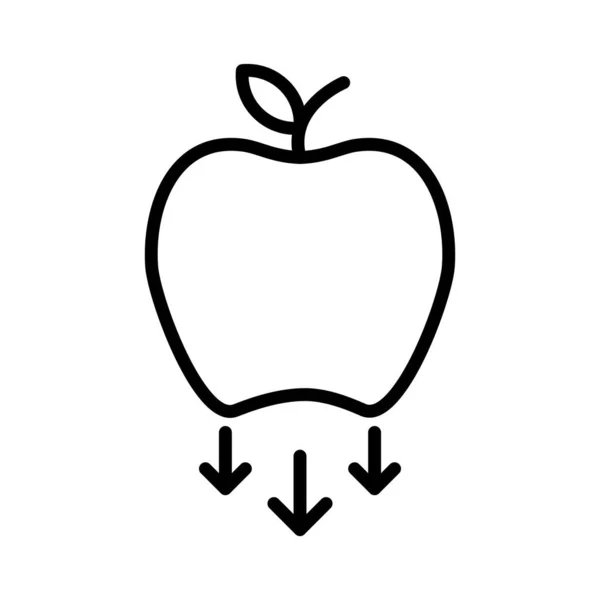 Apple Vector Icon Design — Vector de stock