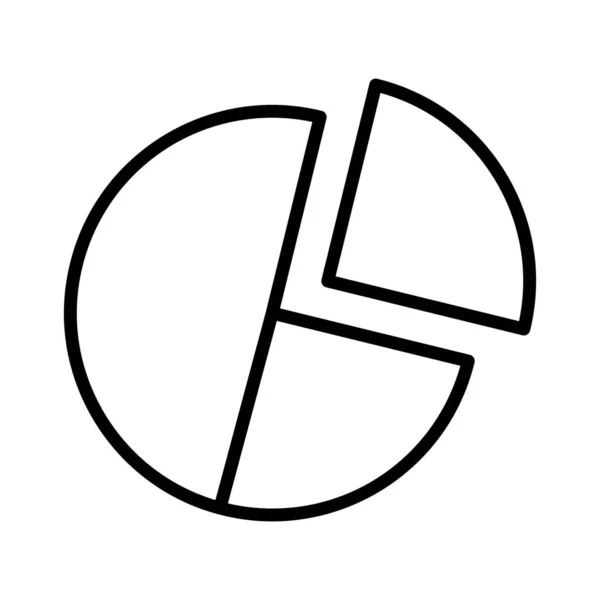 Pie Graph Vector Icon Design — Stockvektor